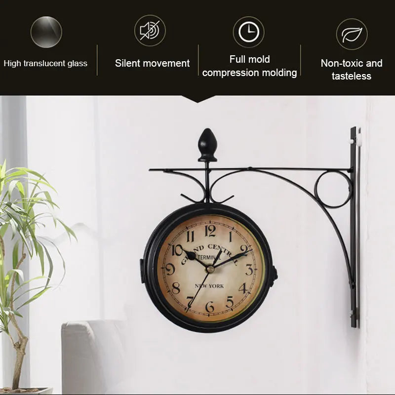 Horloge murale vintage Grand Central