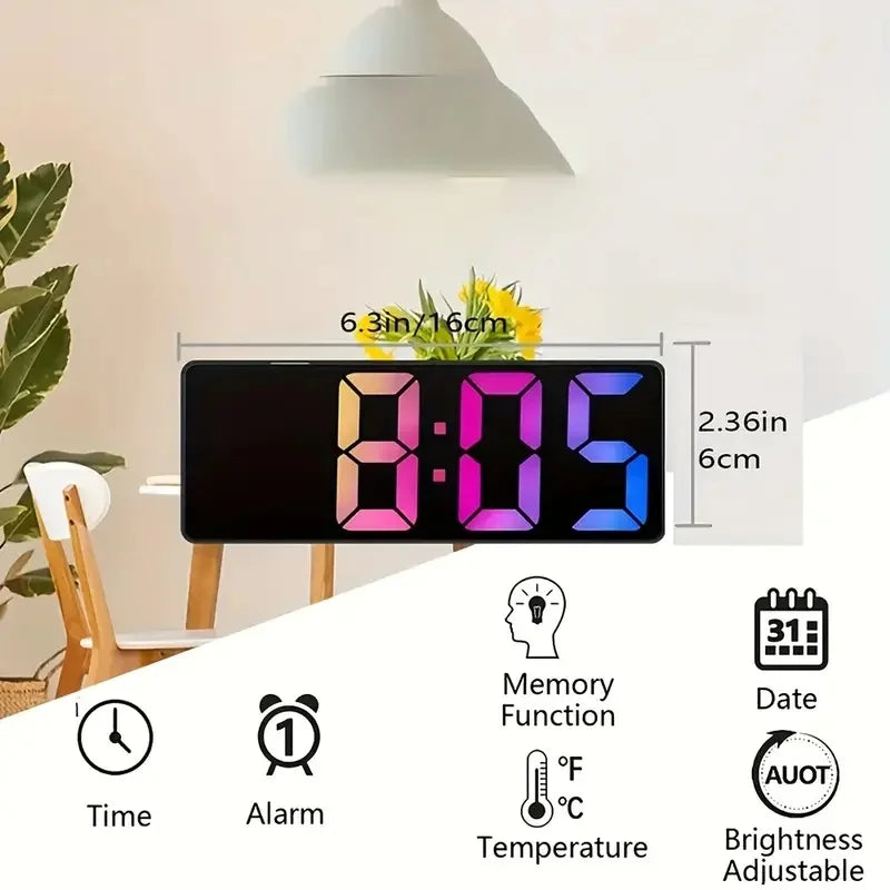 Horloge digital ultra-moderne