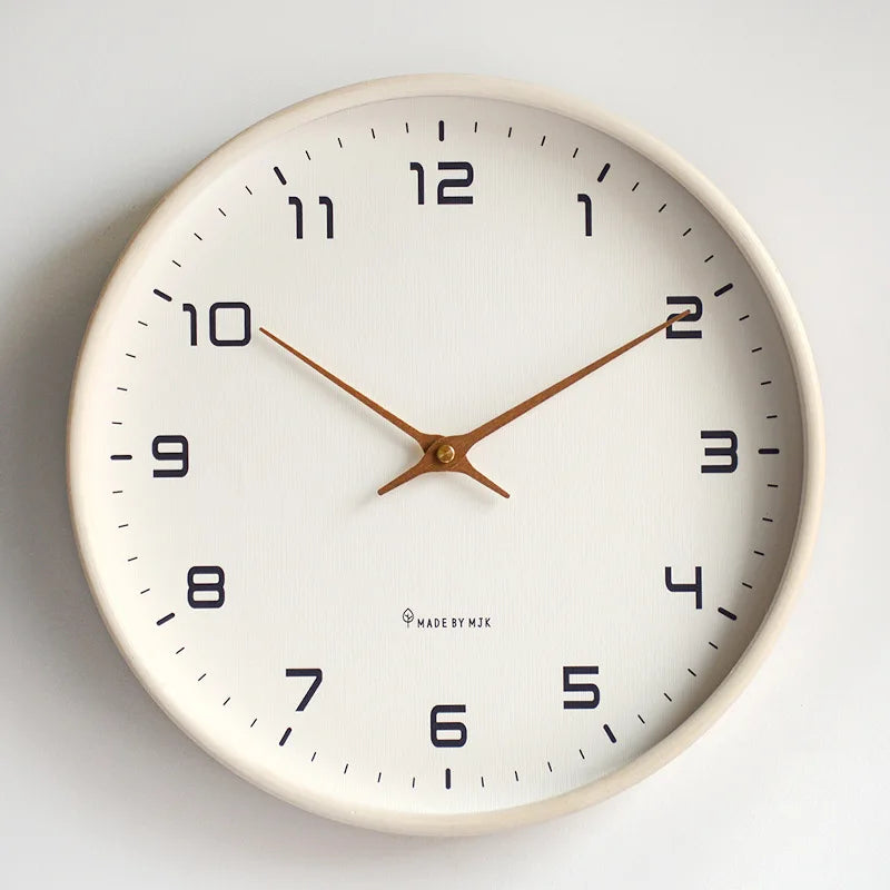 Horloge Murale Minimaliste – Élégance Intemporelle en Bois