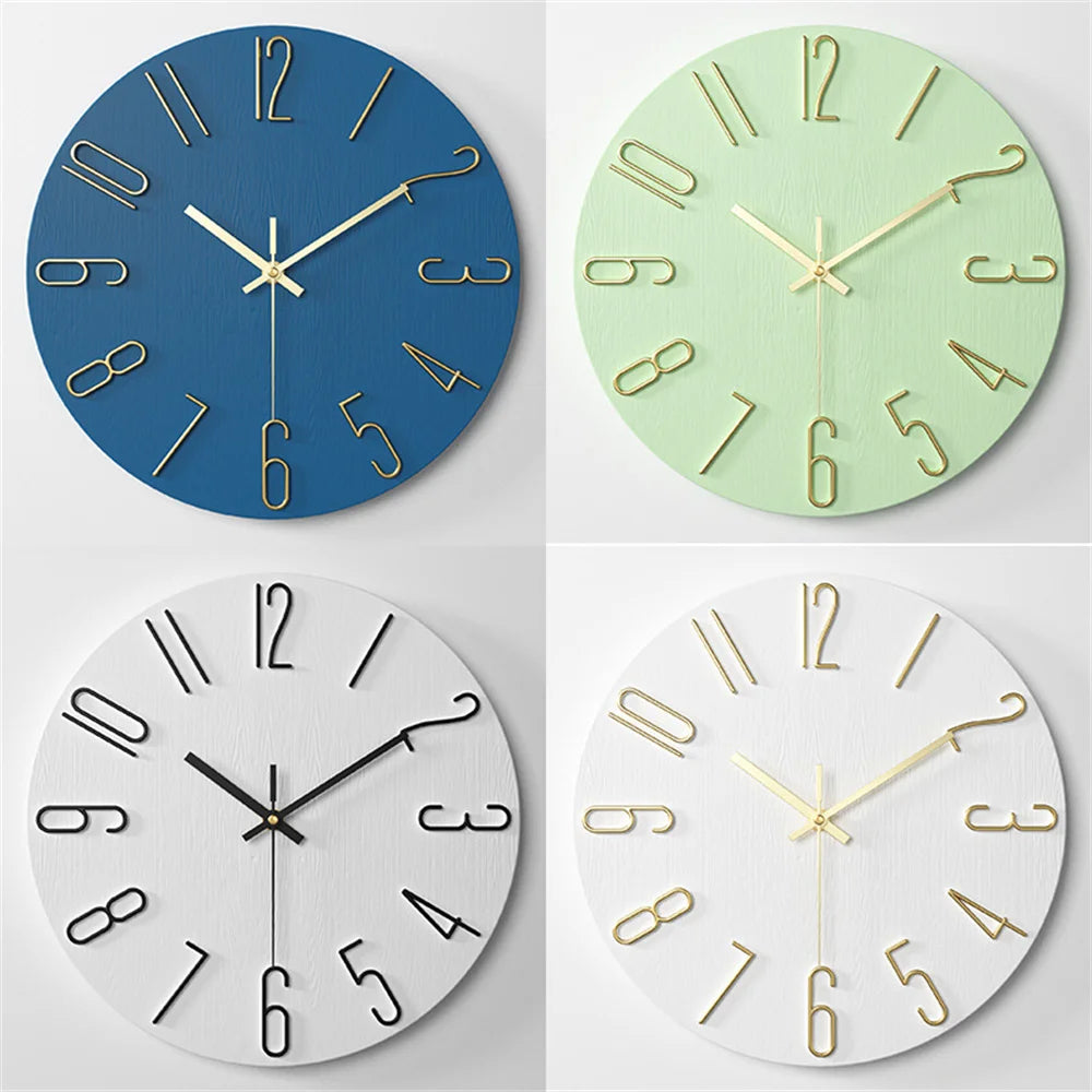 Horloge murale au design épuré