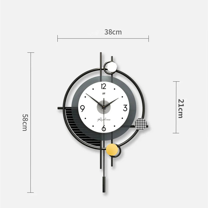 Horloge Murale Artistique – Géométrique et Modernité