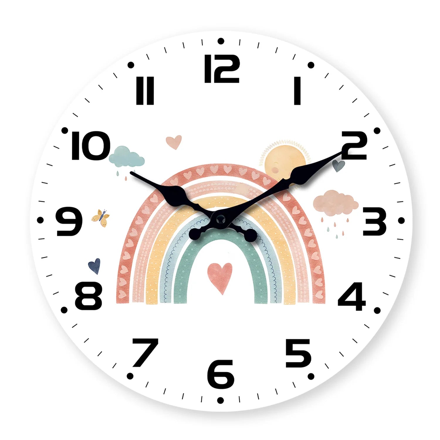 Horloge Murale Arc-en-Ciel