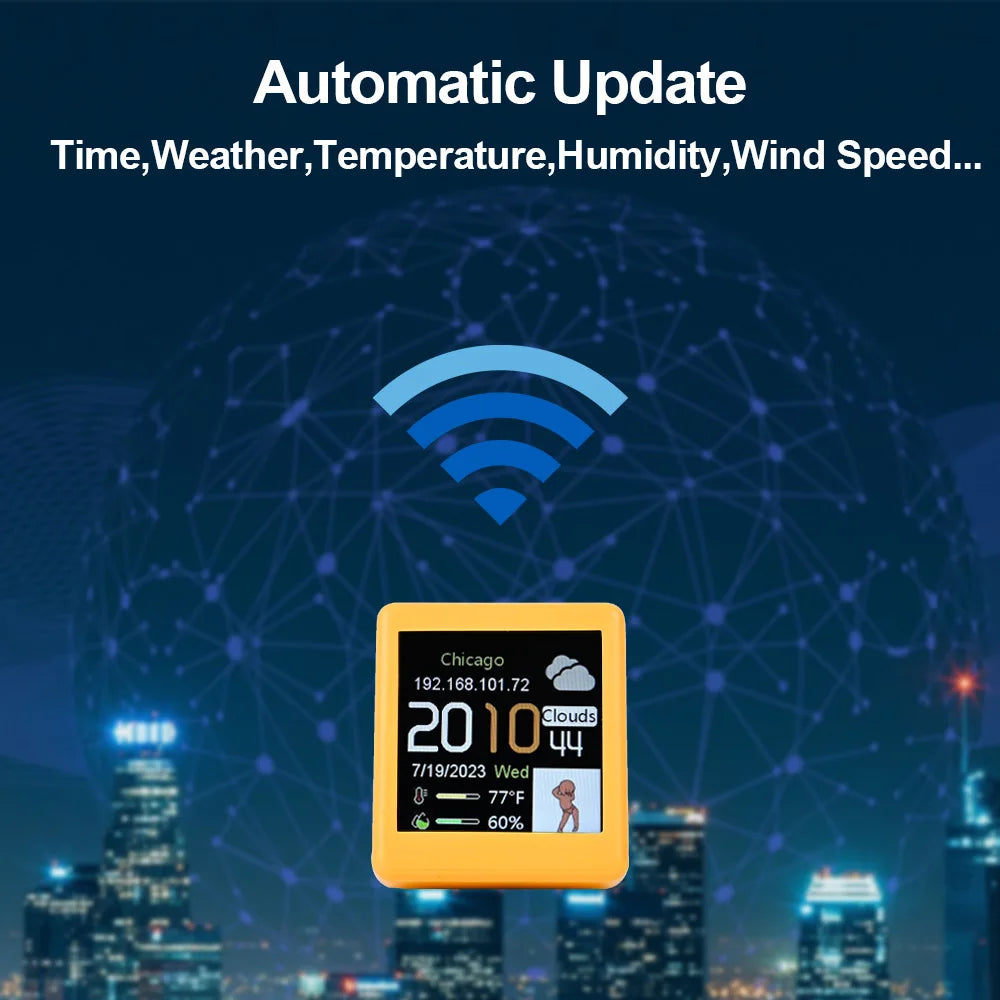 Horloge de station météo WiFi