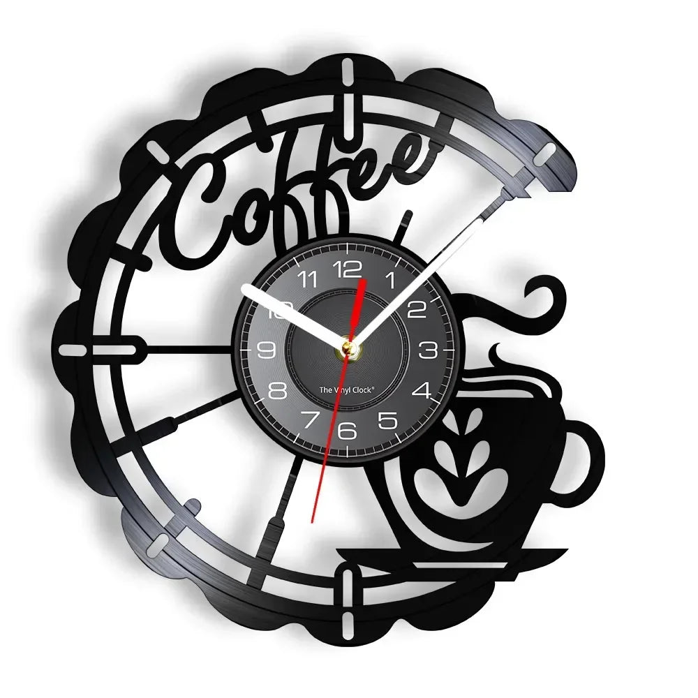 Horloge Murale "Coffee Time"