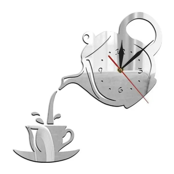 Horloge Murale Théière