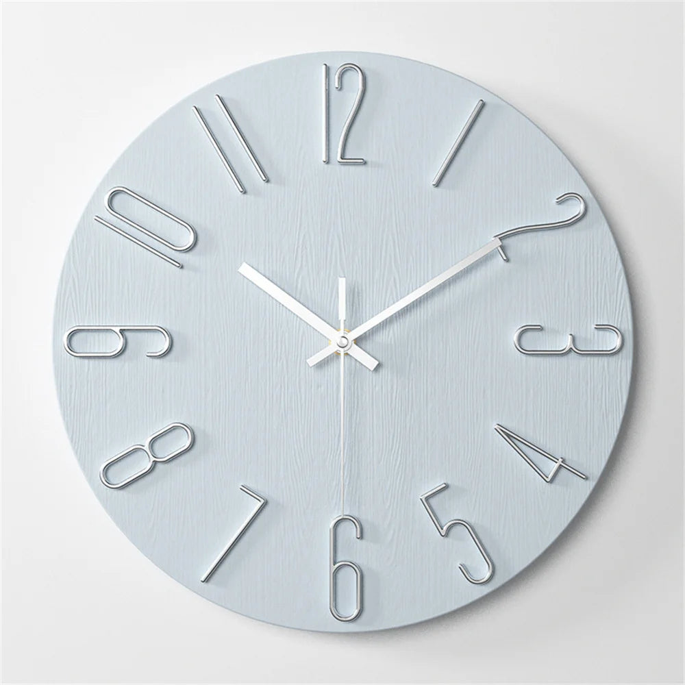 Horloge murale au design épuré
