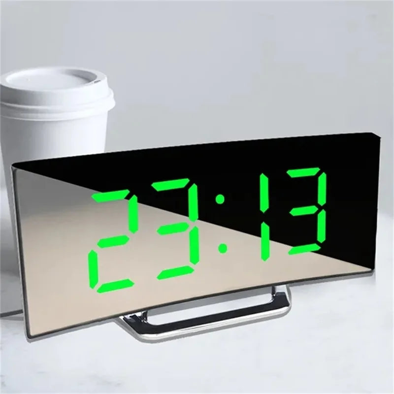 Horloge Digital LED incurvé
