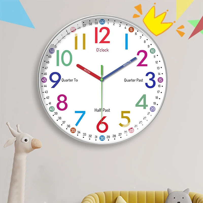 Horloge Murale Pédagogique