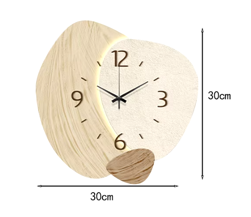 Horloge Murale Ambiance Chic – Organique et Design Moderne