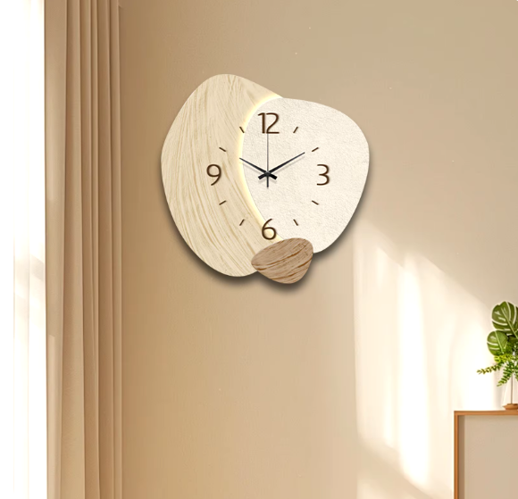 Horloge Murale Ambiance Chic – Organique et Design Moderne