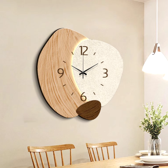 Horloge Murale Ambiance Chic – Organique et Design Moderne